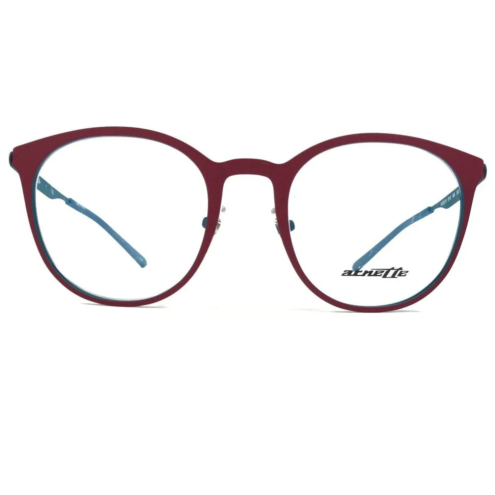 Arnette Eyeglasses Frames 6113 690 Blue Red Round Full Rim 50-20-140